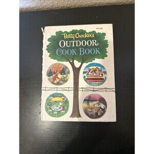 Betty Crocker's OUTDOOR COOK BOOK First Edition 1961 Vintage Mid-Century Retro